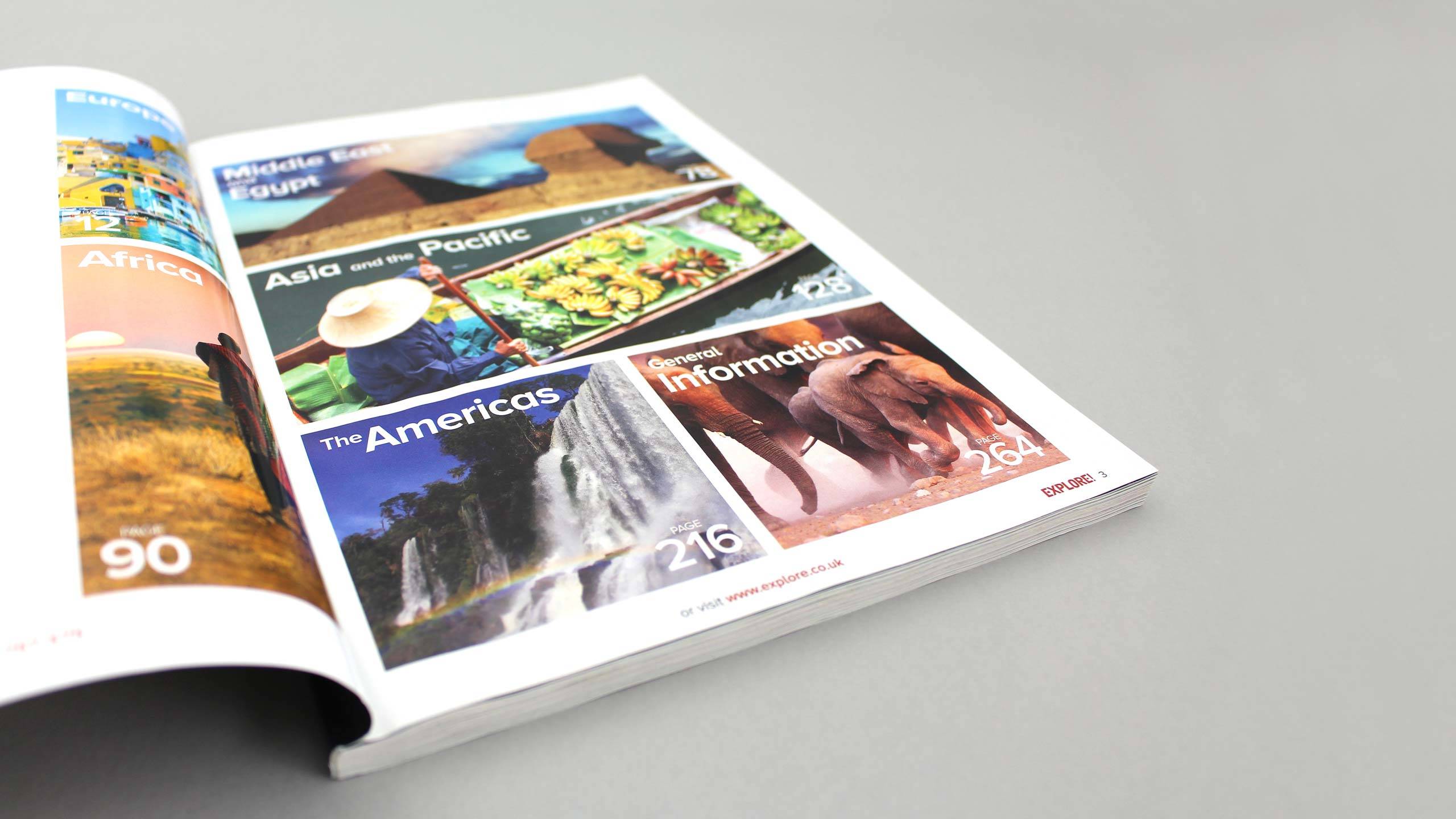 adventure travel brochure design refresh content pages explore worldwide