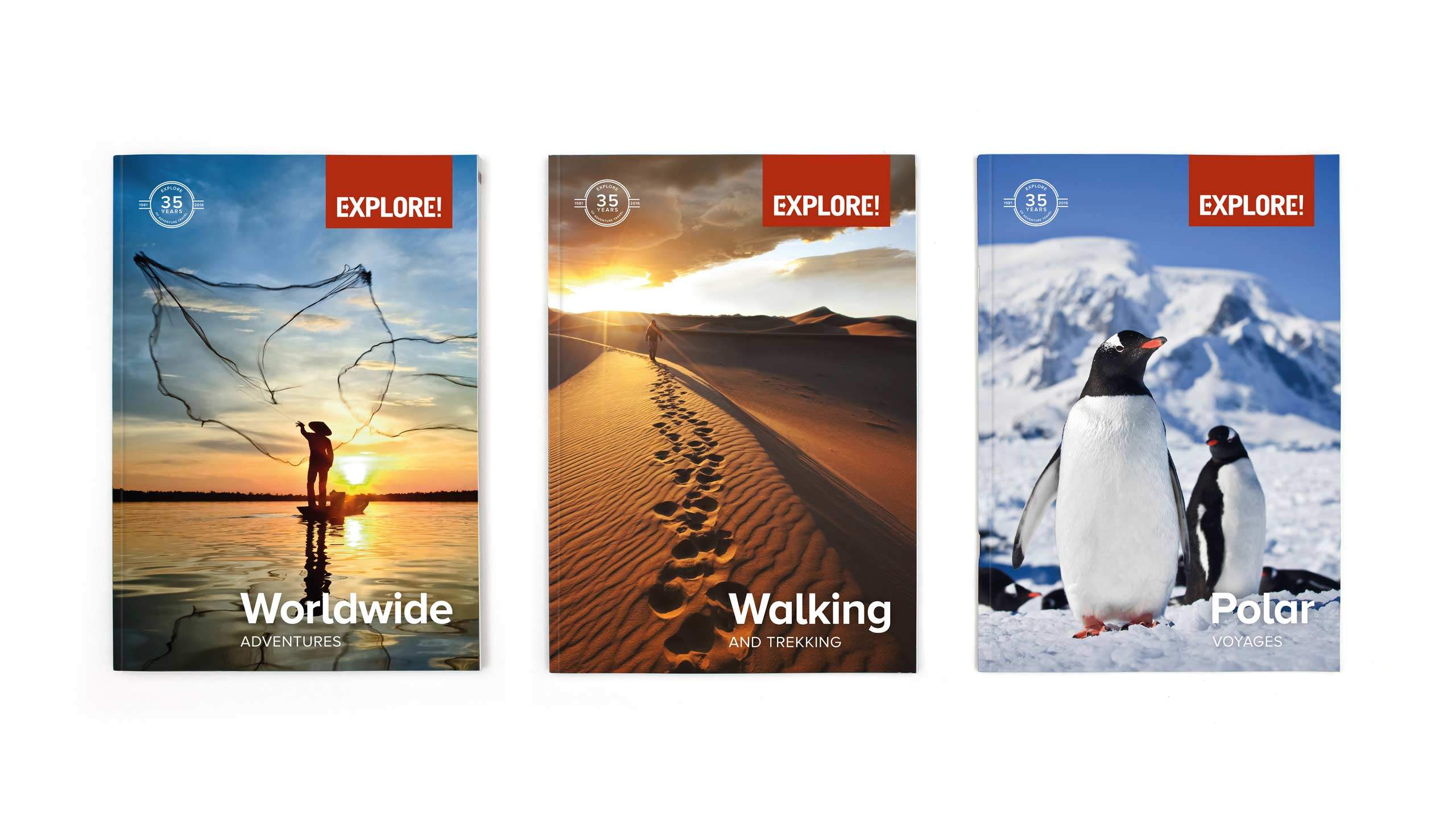 adventure travel brochure design refresh front covers explore worldwide