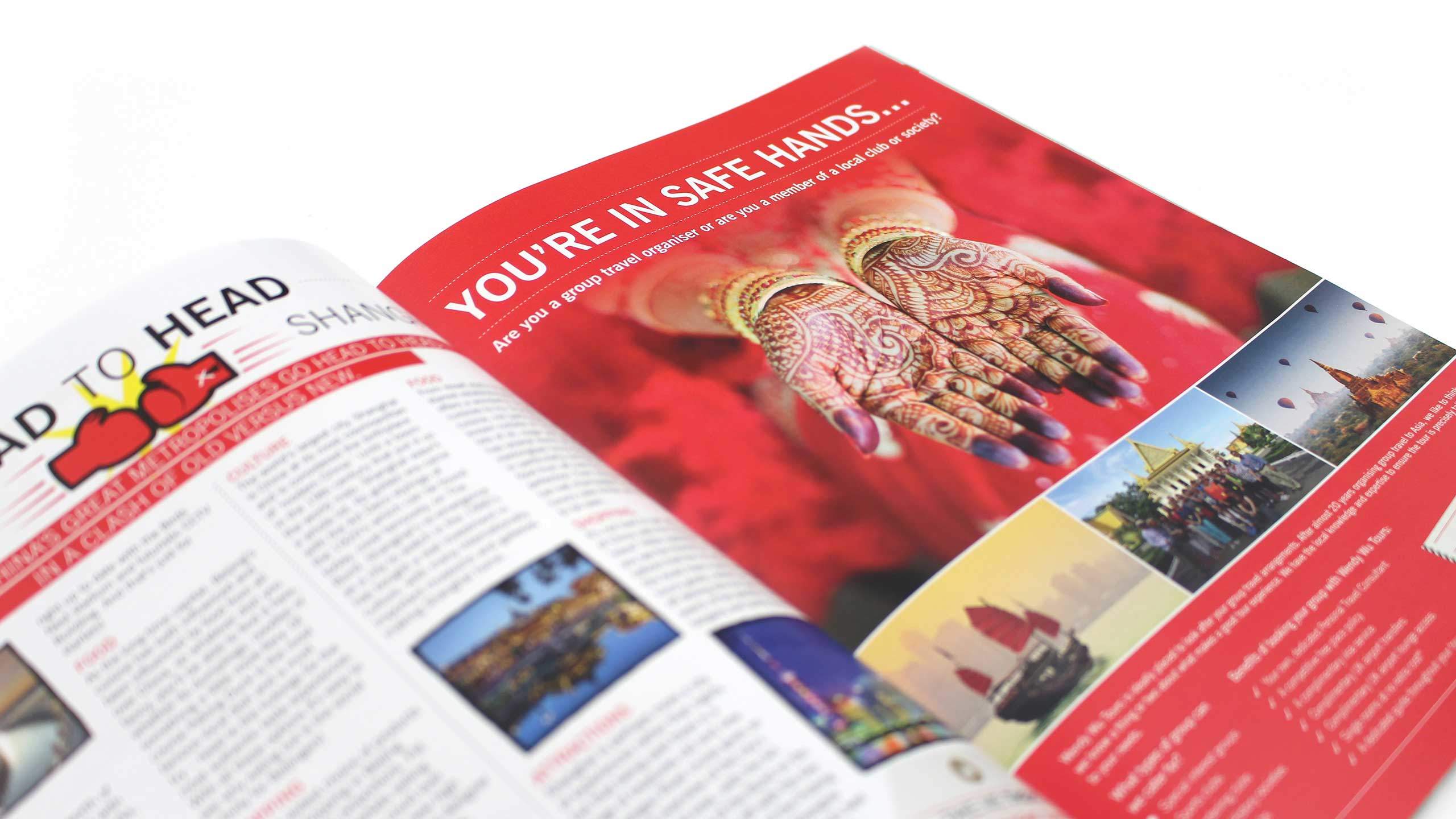 travel company brochure design your in safe hands pages wendy wu