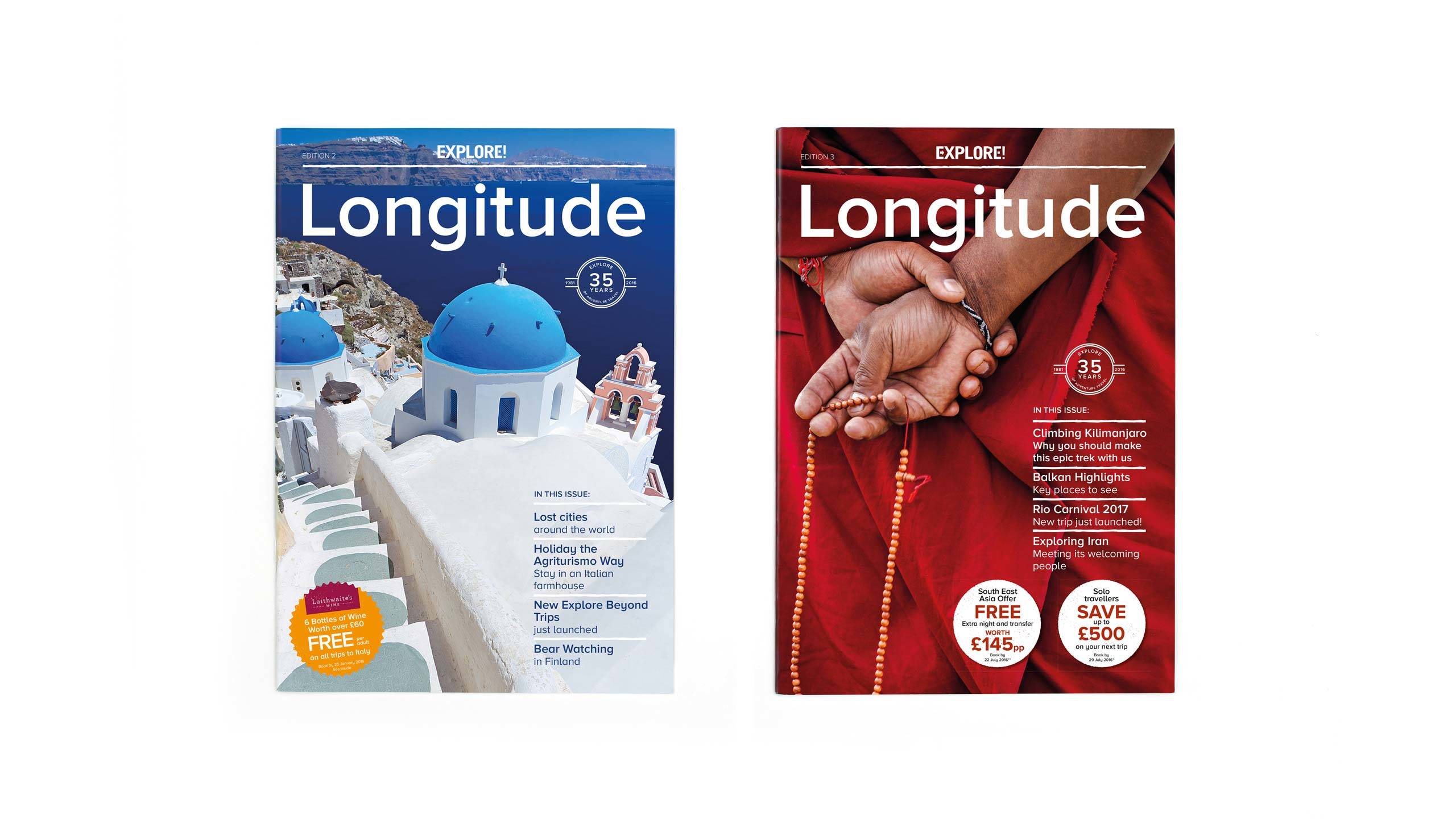 travel magazine brochure design front covers longitude